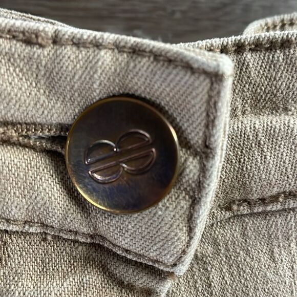 Bill Blass Petite Jeanswear Stretch Capri Jeans, Ladies Size 10P, Tan - Picture 5 of 6